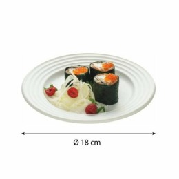 Assiette Wave bagasse 18 cm - par 50