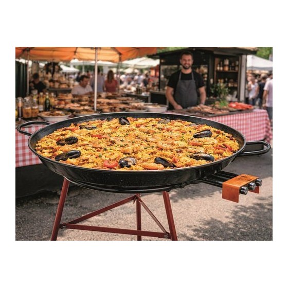 Plat à paëlla acier émaillé Garcima ø 60 cm