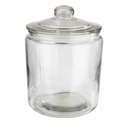 Pot en verre 4L avec couvercle ø 18 cm 