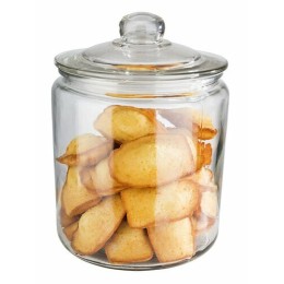 Pot en verre 4L avec couvercle ø 18 cm 