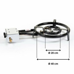 Réchaud à paella Pro ø 40 cm avec thermocouple Garcima