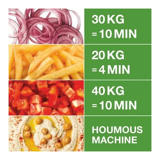 Combiné cutter / coupe légumes R502 Vitesse Variable 230V monophasé