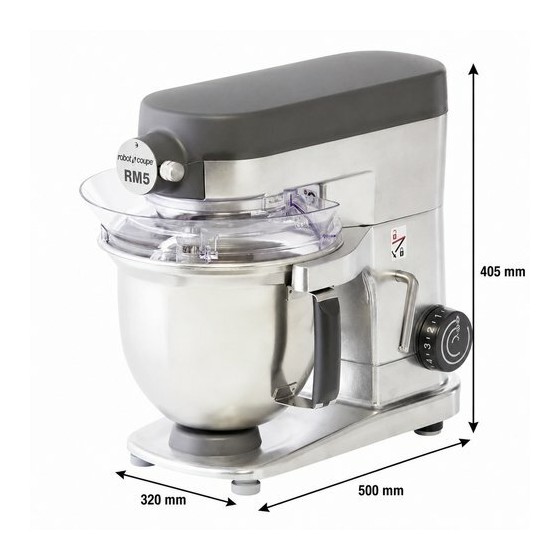 Batteur mélangeur RM5 AP 5,5 L 230V monophasé + 3 accessoires