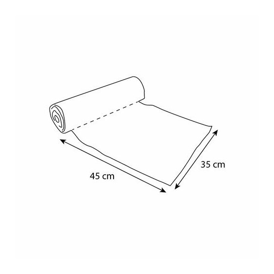 Sac rouleau biosourcé 45 x 35 cm - par 3000