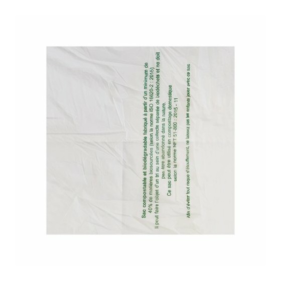 Sac rouleau biosourcé 45 x 35 cm - par 3000