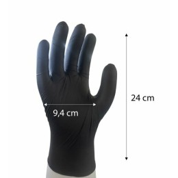Gant nitrile noir M - par 200