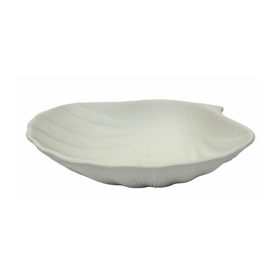 Plat coquille St Jacques céramique non émaillée 80 cl - par 16