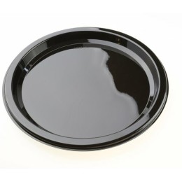 Assiette à carpaccio PET noir ø 23 cm - par 25