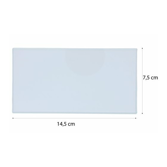 Glace protection éclairage Dorégrill 14,5 x 7,5 cm