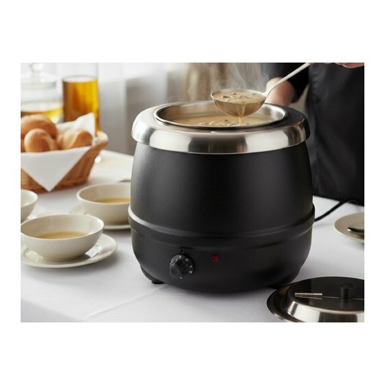 Marmite à soupe bain-marie électrique 8L