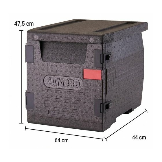 Conteneur isotherme Cam GoBox Cambro ouverture frontale 60 L