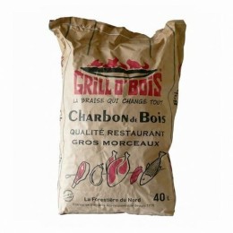 Charbon de bois Grill O Bois qualité Restaurant 40 L