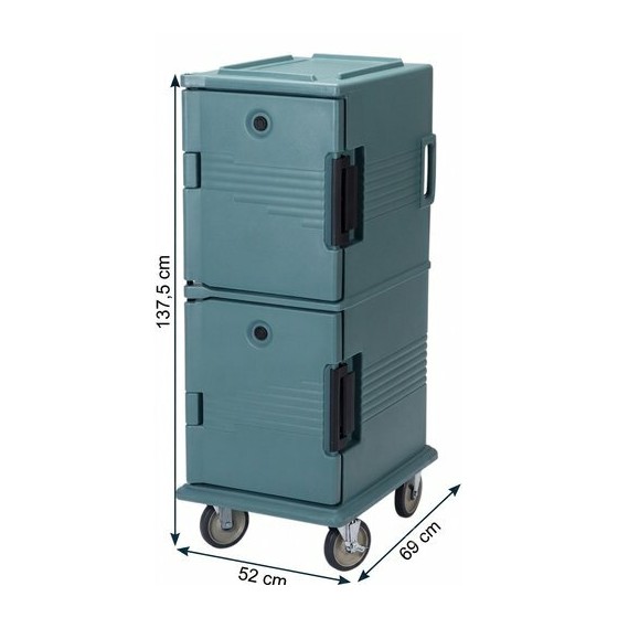 Chariot conteneur isotherme UPC800 Ultra Camcart Cambro 117 L