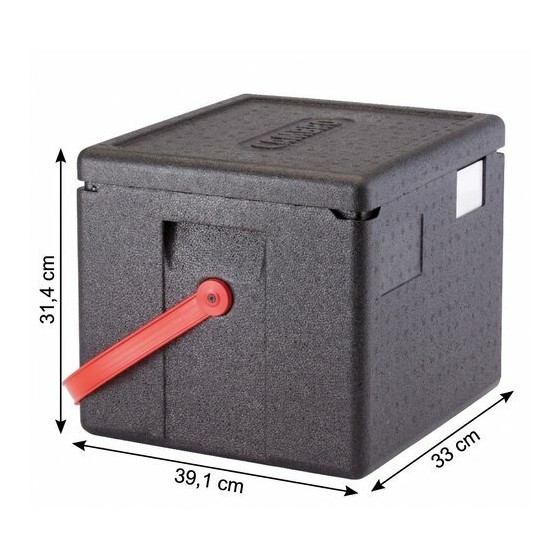 Conteneur isotherme Cam GoBox EPP280 Cambro ouverture dessus et sangle 22,3 L