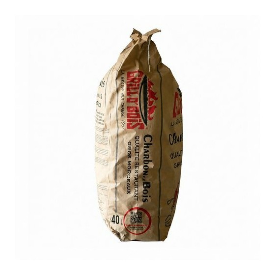 Charbon de bois Grill O Bois qualité Restaurant 40 L
