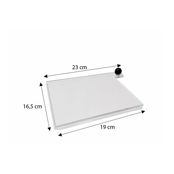 Plexiglass de reconstitueur pour hachoir réfrigéré