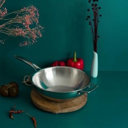 Wok Cristel Castel Pro inox ø 32 cm