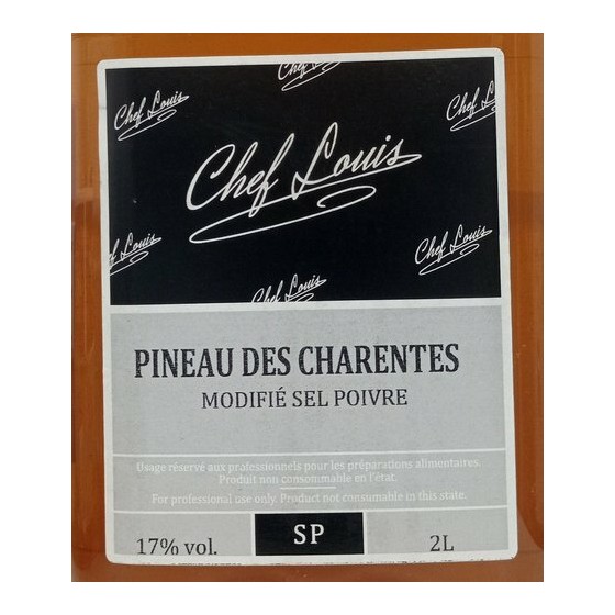 Pineau des Charentes AOC 17° dénaturé - par 2 L