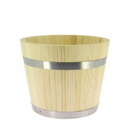 Tonneau Fustel pin naturel vernis ø 25 x 20 cm - par 2