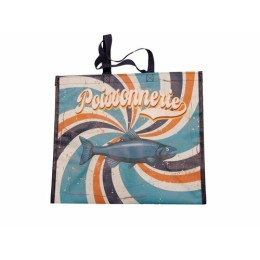 Sac PP tissé spécial poissonnerie vintage 40 x 35 + 20 cm - par 100