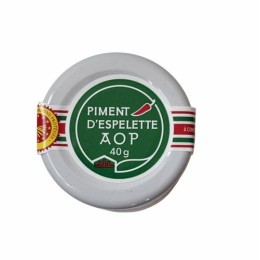 Piment d'Espelette A.O.C. pulvérisé - par 40 g
