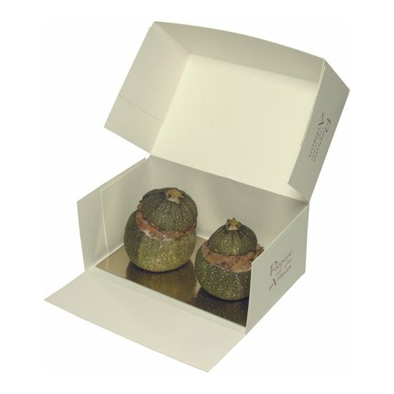 Boîte pâtissière en carton 20 x 10 x 8 cm - par 50