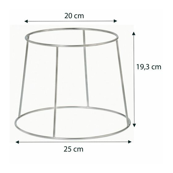 Support plateau fruits de mer inox ø 25 cm x 19 cm