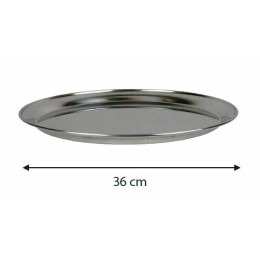 Plateau fruits de mer inox rond  Ø 36 cm