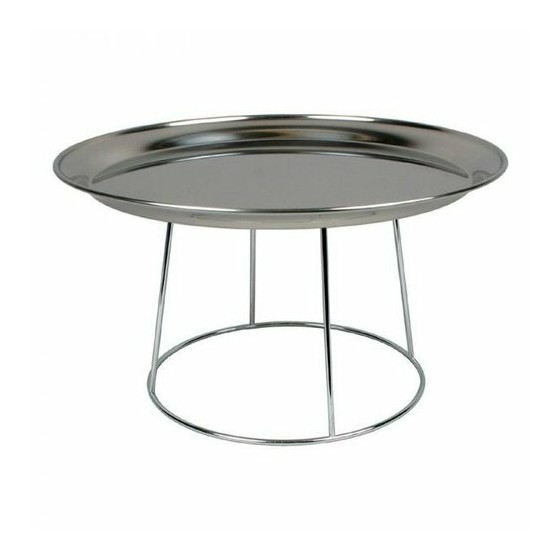 Plateau fruits de mer inox rond  Ø 36 cm