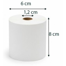 Bobine thermique continue 8 x 6 x 1,2 cm - par 50