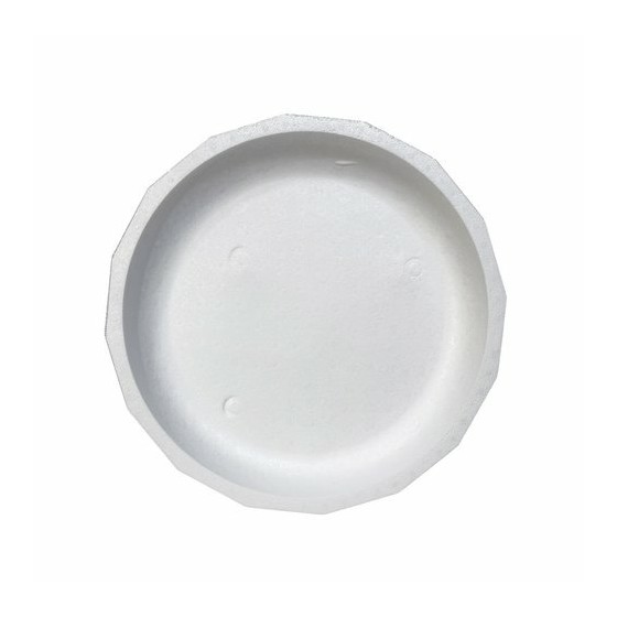 Plateau fruits de mer polystyrène rond blanc Ø 50 cm - par 20