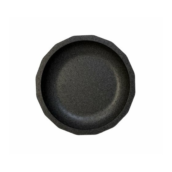 Plateau fruits de mer polystyrène rond noir Ø 35 cm - par 30
