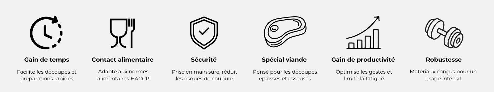 Avantages feuille de boucher professionnelle