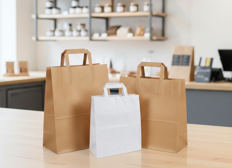 Sac kraft avec poignées