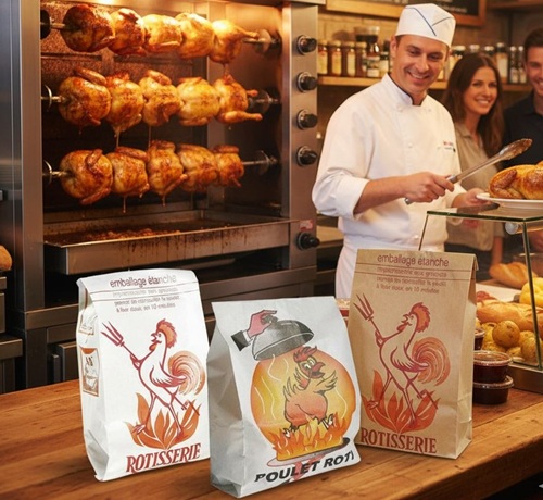 Sacs pour poulet roti