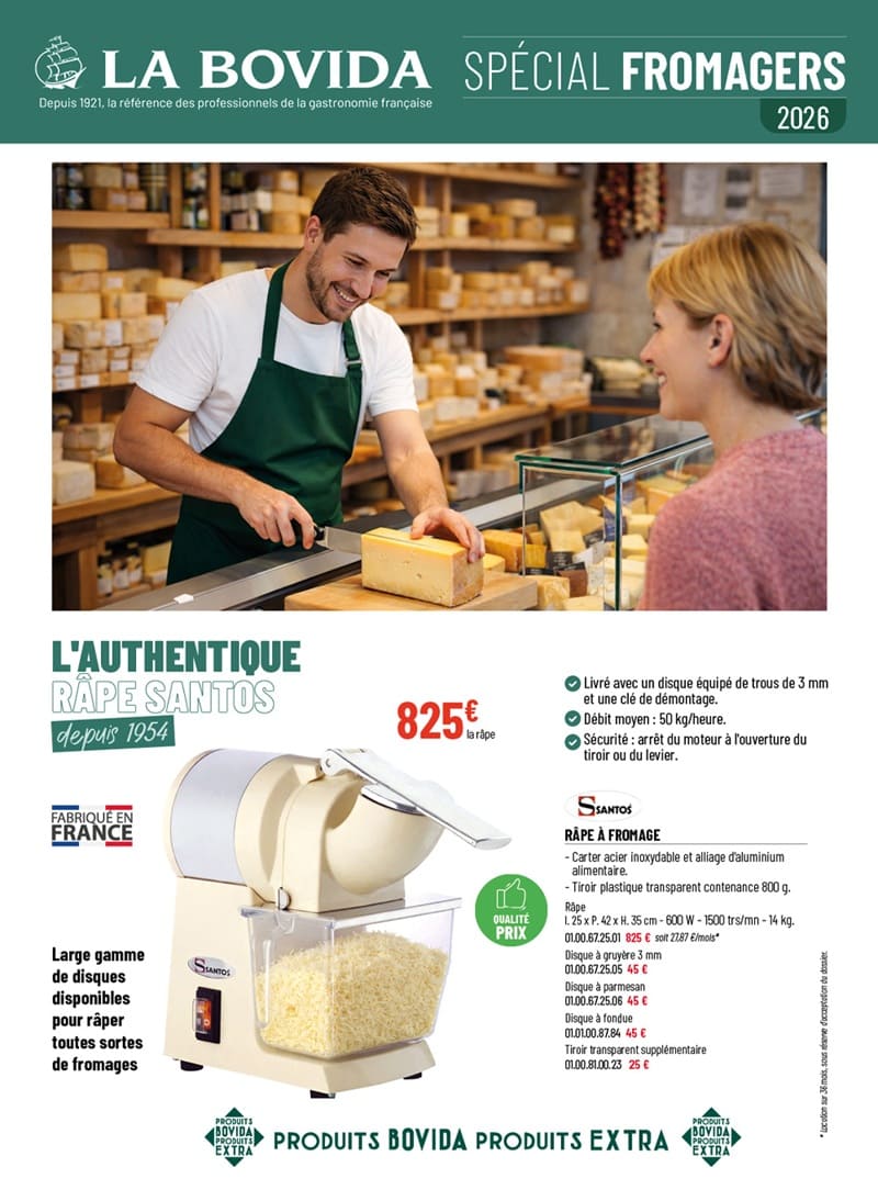 Catalogue Spécial fromagers