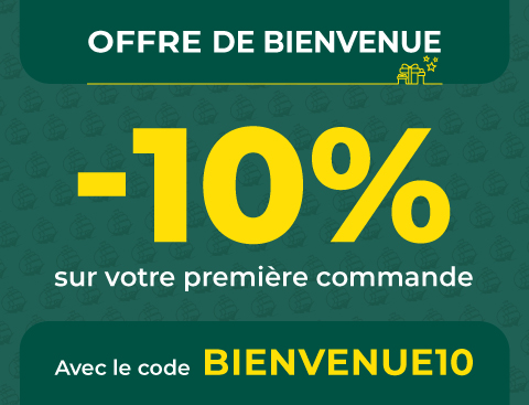 Bannière promotionnelle -10% 1ère commande