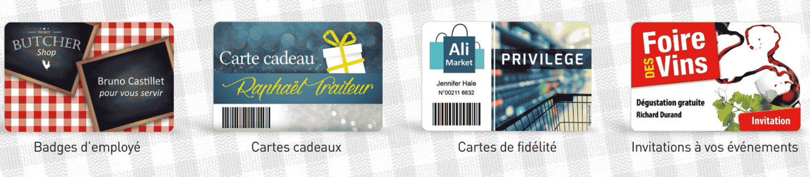 Imprimantes à badge PVC