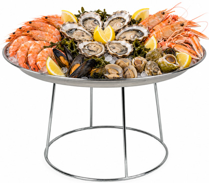 Support plateaux fruits de mer inox