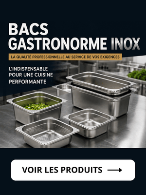 Bacs gastro inox