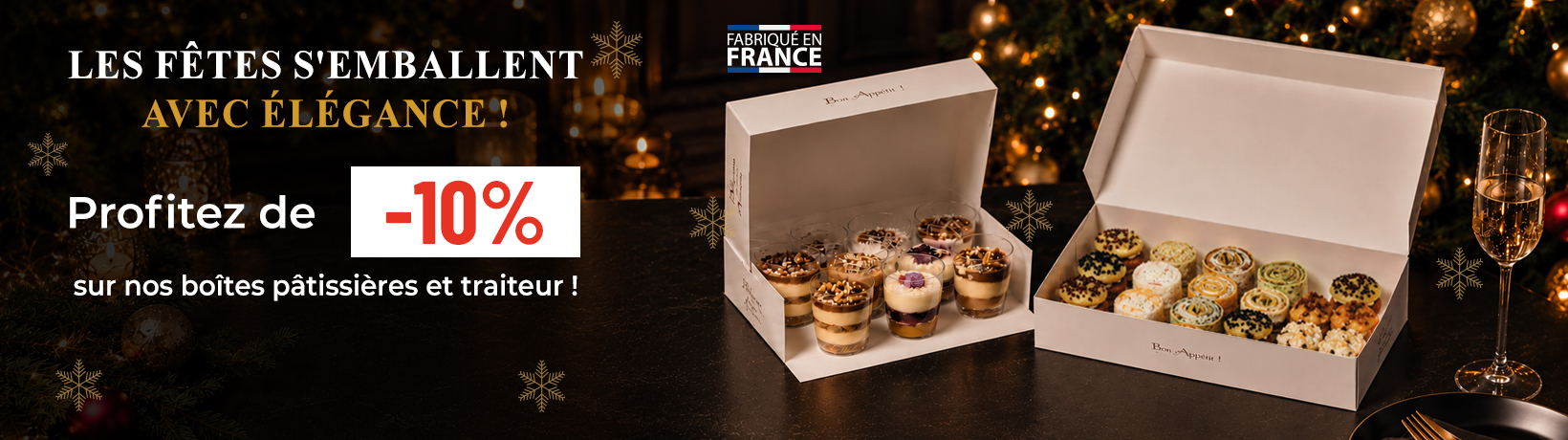 Promotion boites patissieres