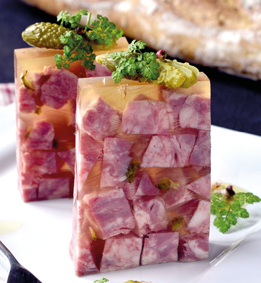 Gelées pour charcuterie