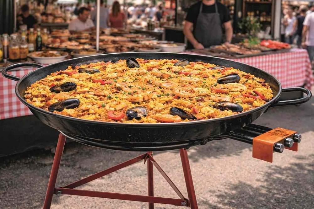 Guide dimension réchaud paella