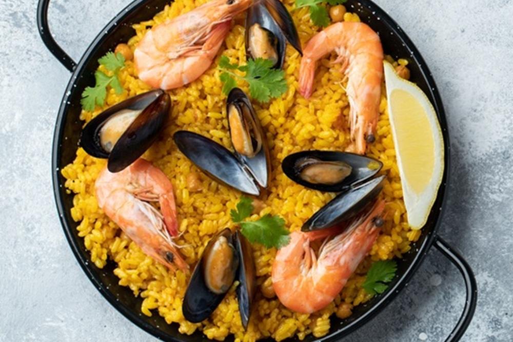 Plat paella à induction