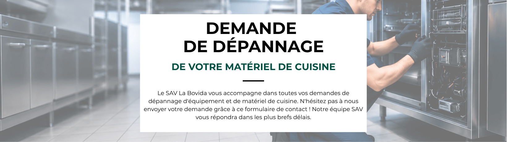 demande de dépannage